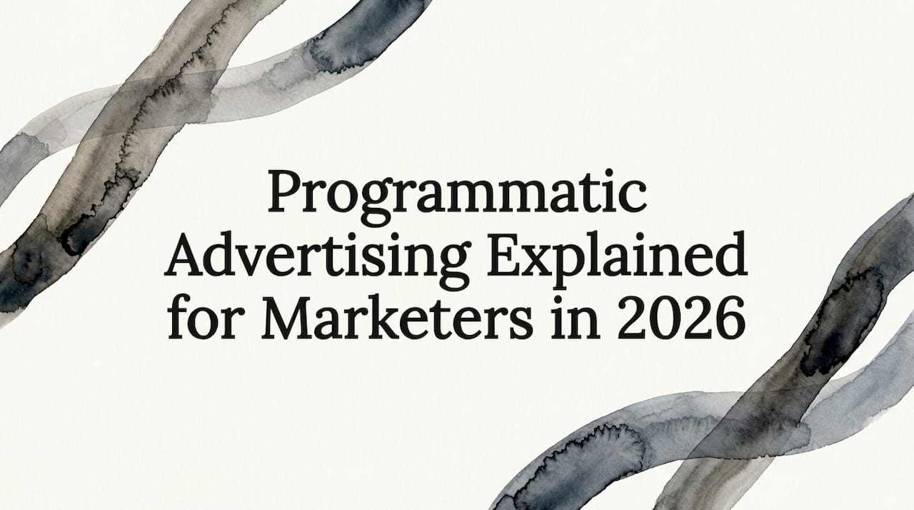 Programmatic Advertising Explained for Marketers in 2026 - Ibrandmedia