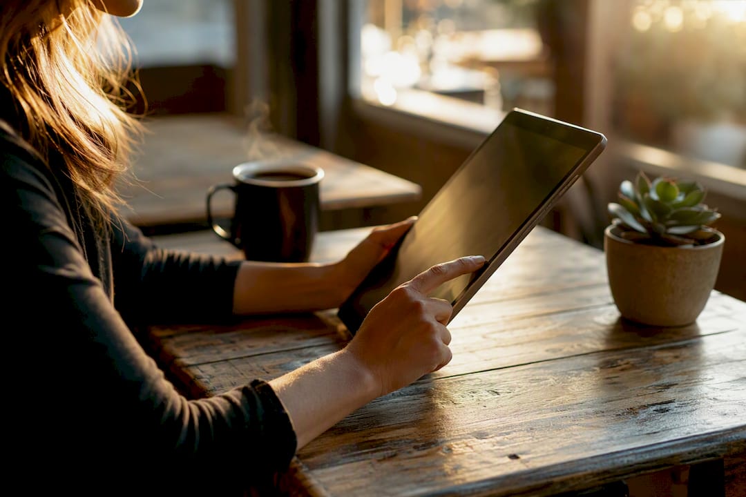 Adjusting website elements on tablet