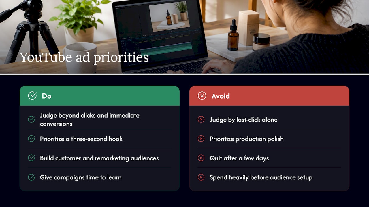 What small business owners get wrong about YouTube ads — overview diagram